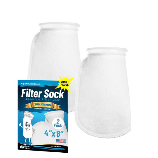 4" Ring Aquarium Filter Sock 200 Micron for Saltwater Aquariums | Aquatic Experts