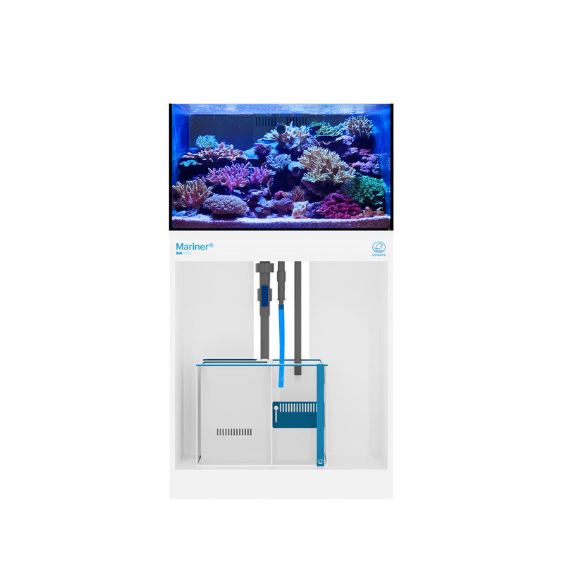 Eshopps White Mariner M40 Rimless Reef Aquarium System with Stand & Sump