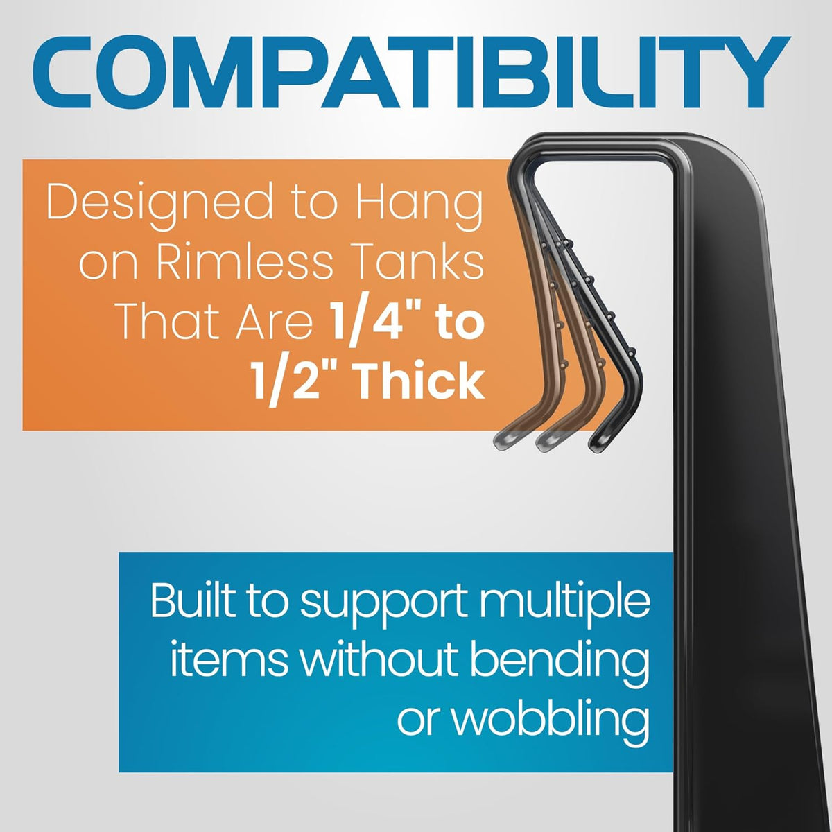 Flipper Tank Buddy Utility Tray for Rimless Aquariums