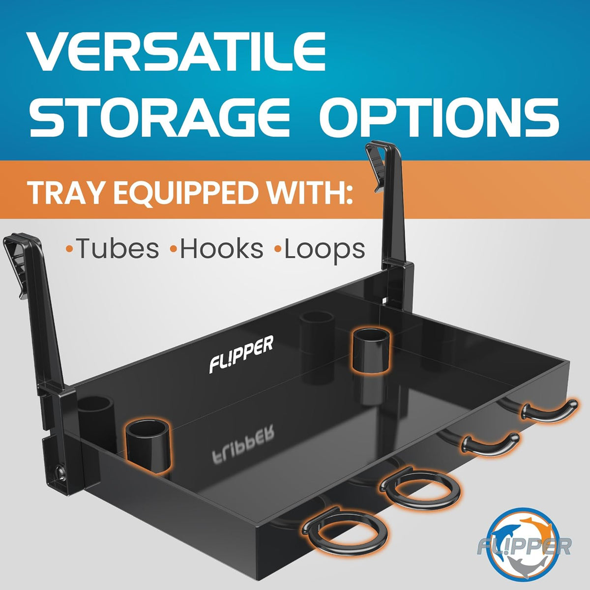 Flipper Tank Buddy Utility Tray for Rimless Aquariums