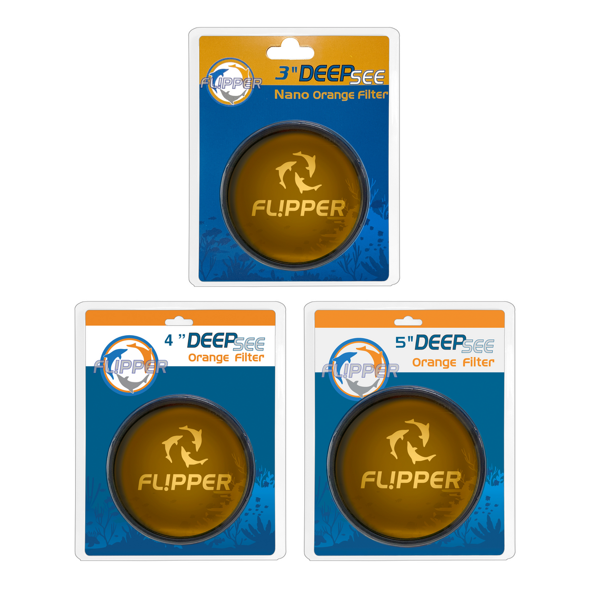Flipper DeepSee Black Viewer Orange Filter Accessory