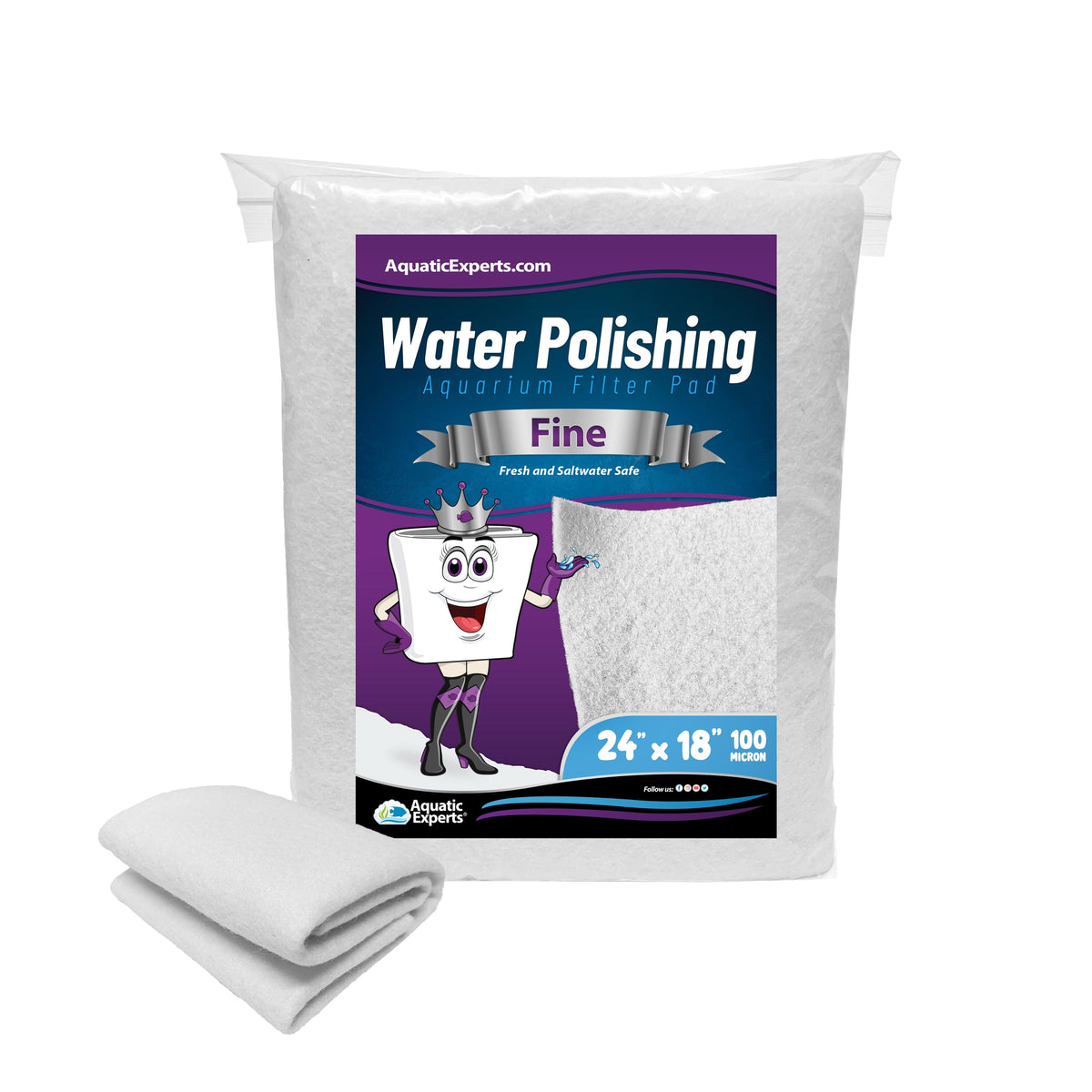 Aquarium Polishing Pad 24x36 Cut-to-Fit for Crystal Clear Water | Aquatic Experts