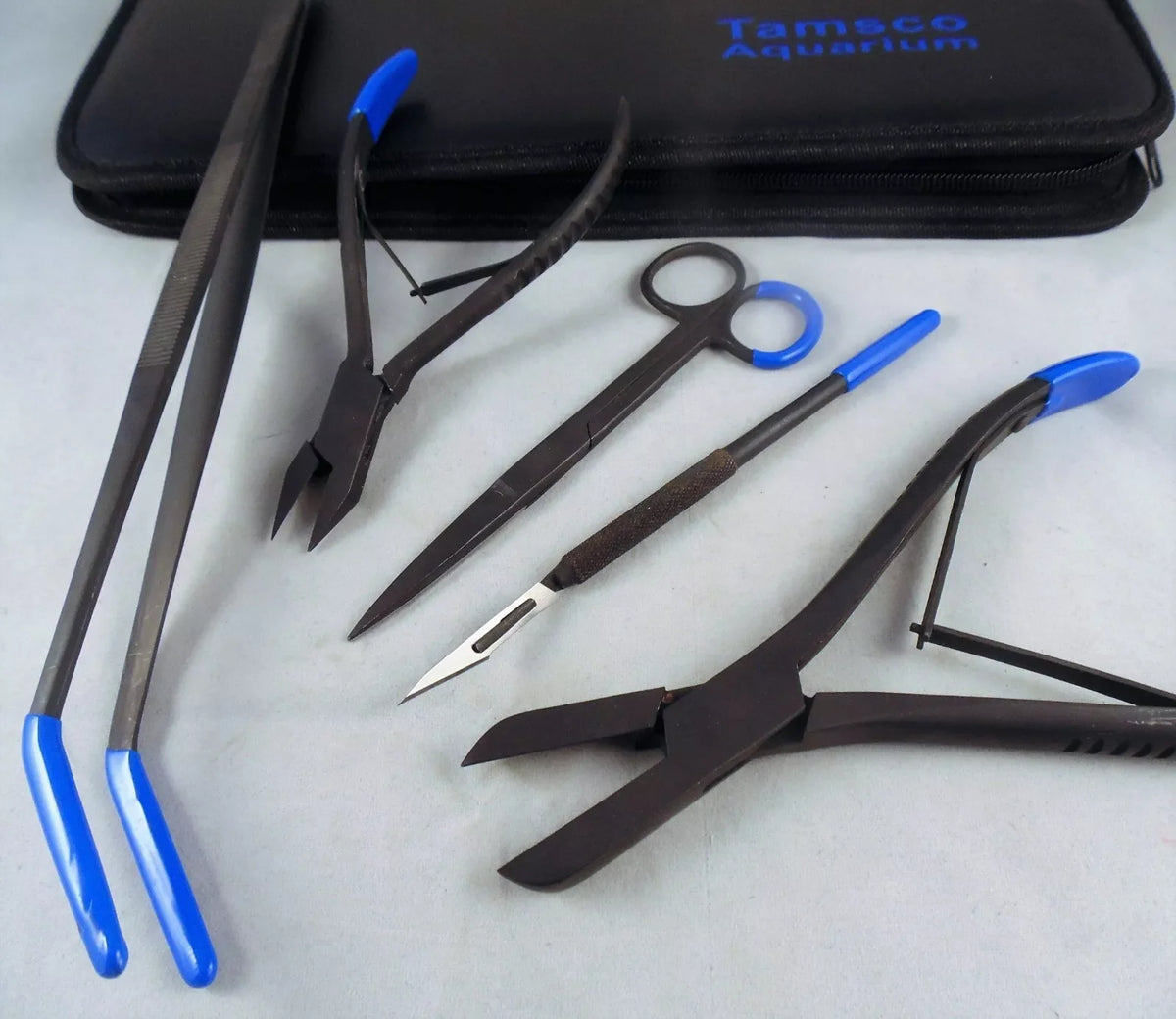 Tamsco 5-Piece Coral Fragging Kit, Black Oxidized Stainless Steel