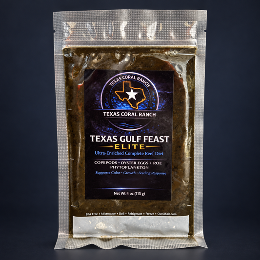 Texas Gulf Feast Elite frozen reef food